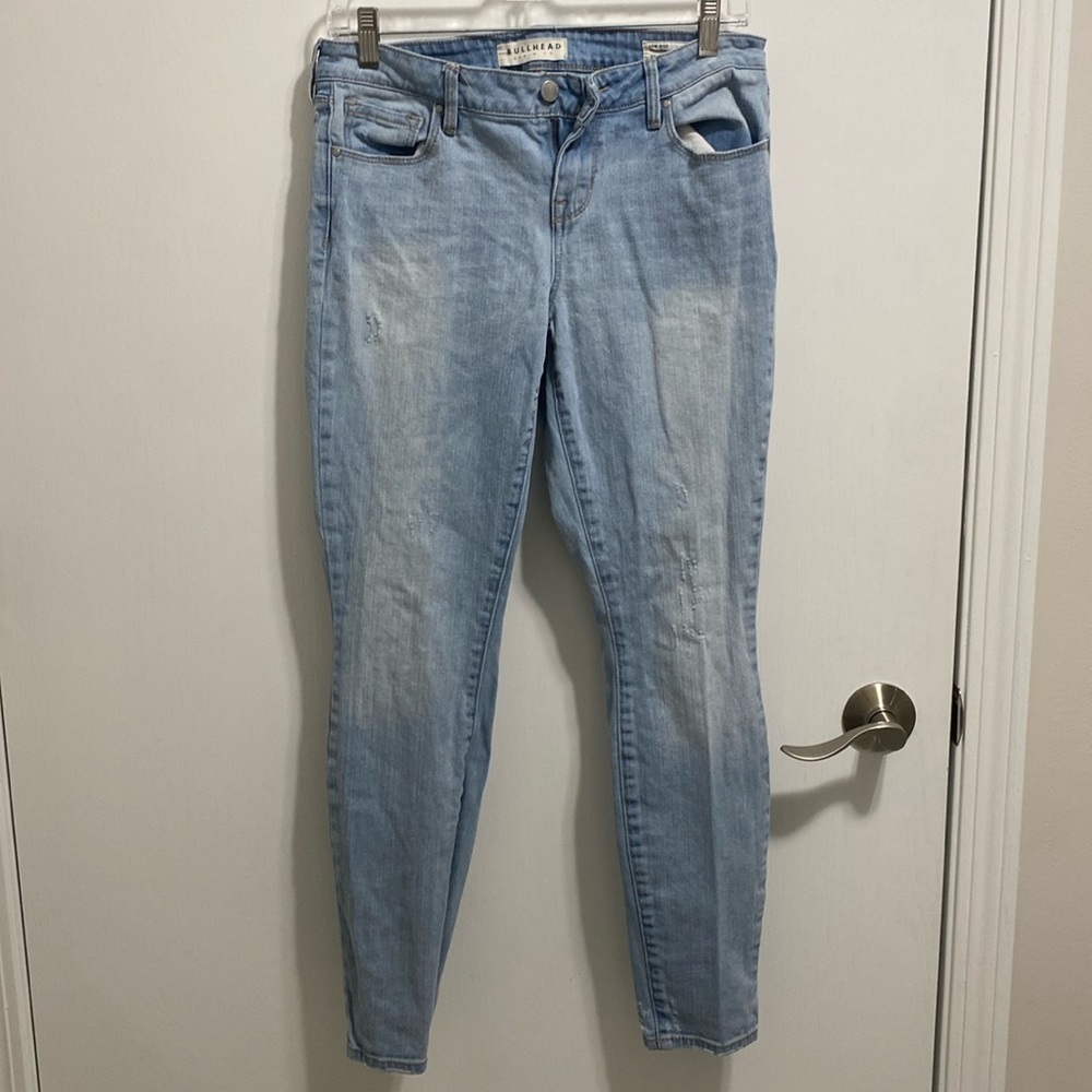 BULLHEAD Denim Co Low Rise Skinniest Pants Jeans Distressed
